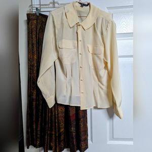 Ralph, Lauren, skirt and blouse